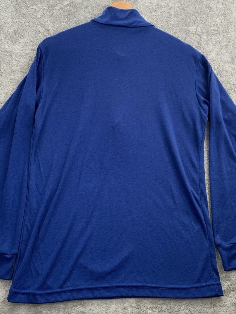 Patagonia Capilene Sweatshirt Women M Blue Base Layer 1/4 Zip Gorpcore Made USA - Picture 7 of 8